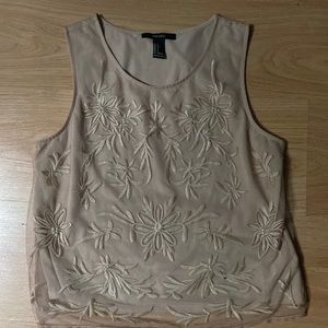 Beige tank top